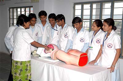 Saraswati College of Nursing Udaipur class room