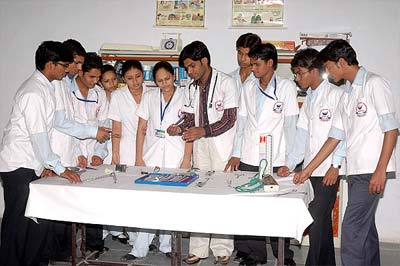 Saraswati College of Nursing Udaipur class room