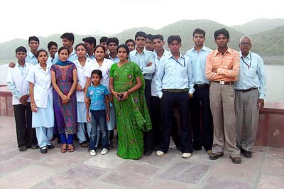 Saraswati College of Nursing Udaipur class room