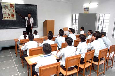 Saraswati College of Nursing Udaipur class room